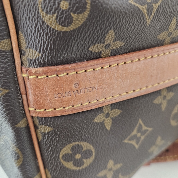 Authentic LOUIS VUITTON Monogram Keepall 50 Bandouliere Duffel Bag - Picture 7 of 16